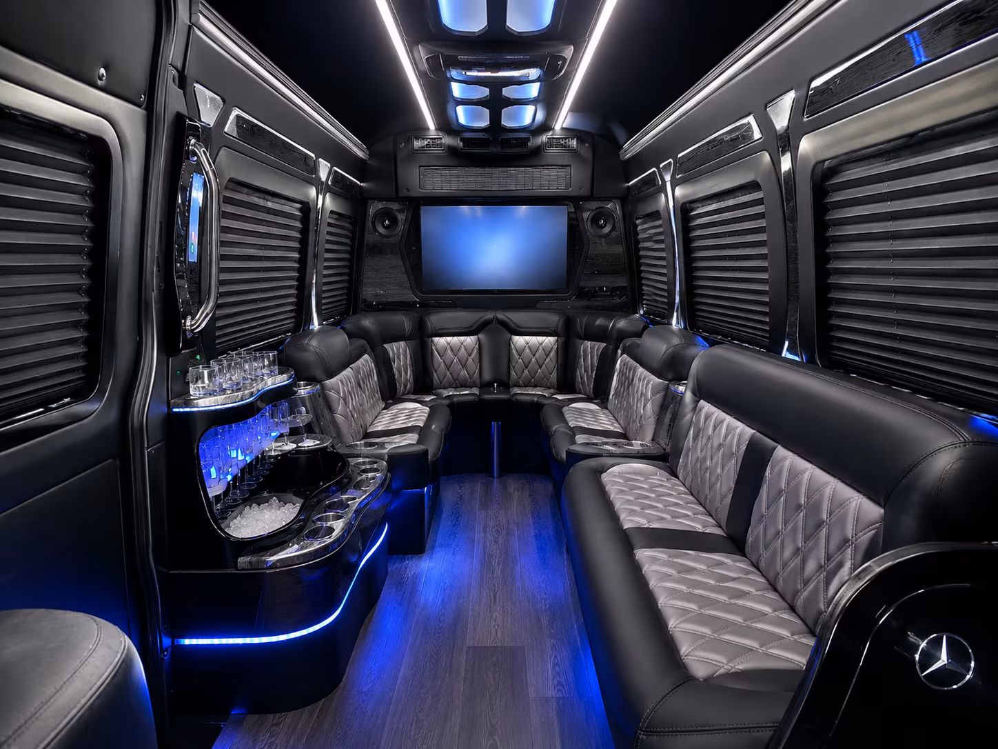 margate corporate event transportation onboard seating